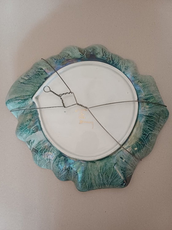 Josef Ekberg Gustavsberg – Large Decorative Ceramic Platter – Art Deco 1931 – Wall decoration (photo 4 of 6)