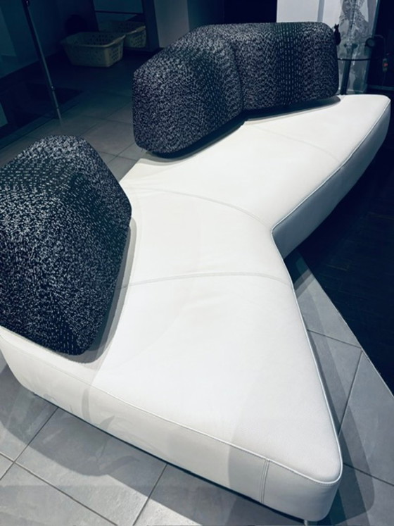 EXCEPTIONAL 4-piece LEOLUX Archipel complete Seating area in excellent condition – Leather, Textile (photo 4 of 5)