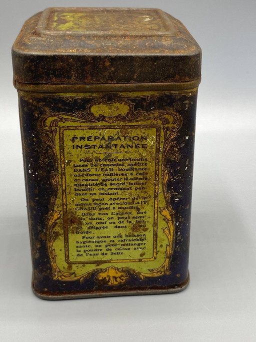 Casino Cocoa Box - Lithographed Tin - Luchard-Perrachon - Saint-Étienne - – decoratieve objecten, Art Nouveau (photo 2 of 5)