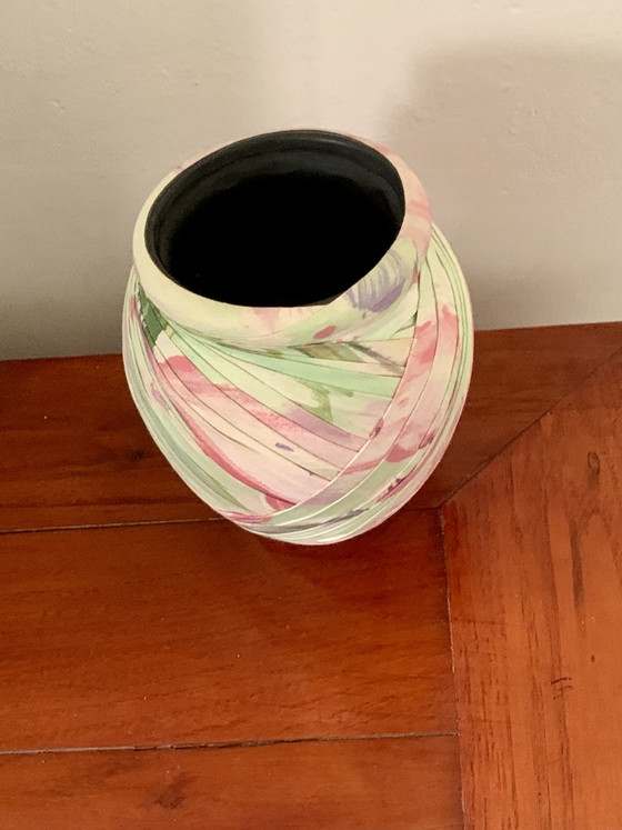 Draped Stoneware Vase by Emilio Robba for Drimmer 80-90s – Drimmer par Robba, Cotton, Ceramic (photo 2 of 11)