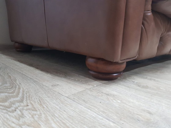 Divano Chesterfield stile Mid-Century in pelle – Sofà, Leather, Mid Century Modern (photo 22 of 22)