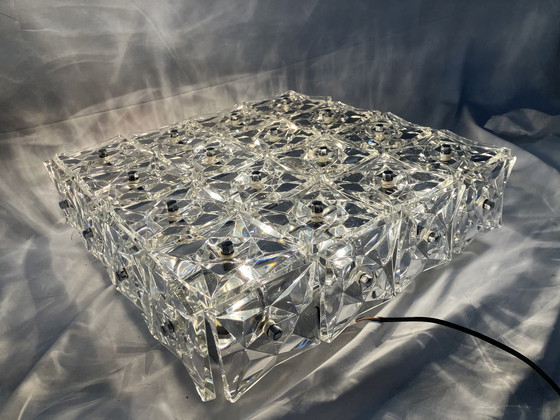 Image 1 of Lampada da soffitto vintage in cristallo Kinkeldey Leuchten esclusiva!