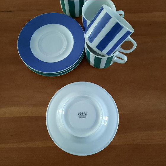 4 tazze da caffè vintage con piattini di Kahla – Stoviglie, Porcelain (photo 4 of 5)