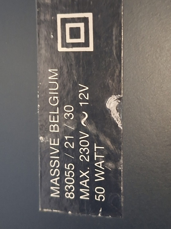 Image 1 of Lampada da tavolo vintage Zigzag di Shui L.D. Chan - ca. anni '80 - Design modulare - E-Lite / Z-Lite / Massive