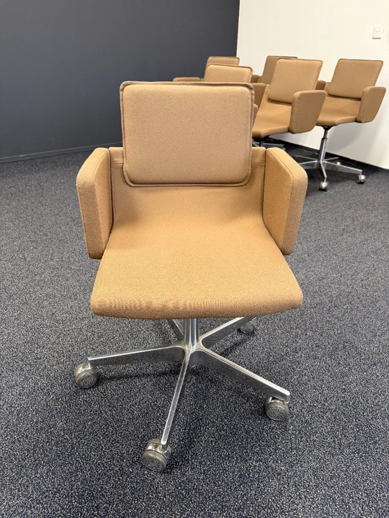 Image 1 of Gispen Triennial Classic – Set mit 6 Konferenzstühlen im niederländischen Design – Aluminiumgestell