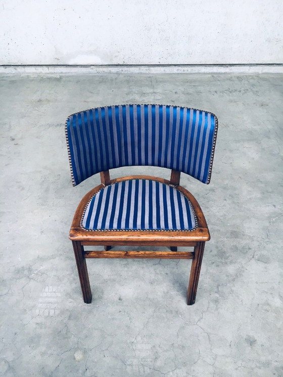 Image 1 of Ensemble de chaises Art Déco à dossier incurvé, France années 1930