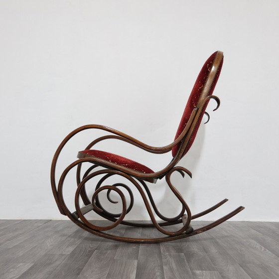 Image 1 of Fauteuil à bascule Thonet Vintage Mid-Century Design