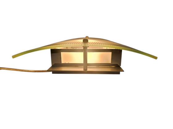 Image 1 of Faladesa & idearte - wandlamp - gesatineerd glas - metaal - Spanje - 80's 