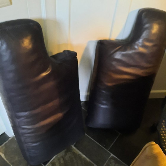 Image 1 of Machalke Sofá 2 plazas, Piel azul oscuro