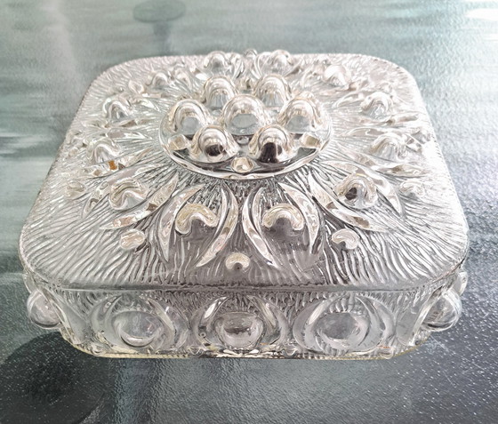 Image 1 of Personal de montaje empotrado de vidrio con burbujas de hielo