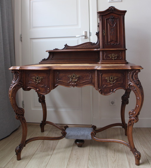 Antique Louis Quinze Style Desk 19th Century