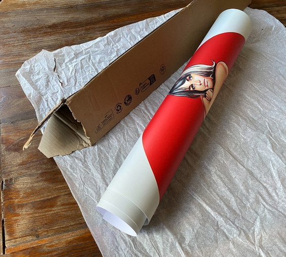 Image 1 of Affiche emblématique Pop Art de Mel Ramos - Lola Cola - format A0 (84.1 x 118.9 cm)