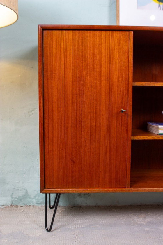 Image 1 of Vintage teak chest of drawers, bookcase, sideboard, cabinet, mid-century modern