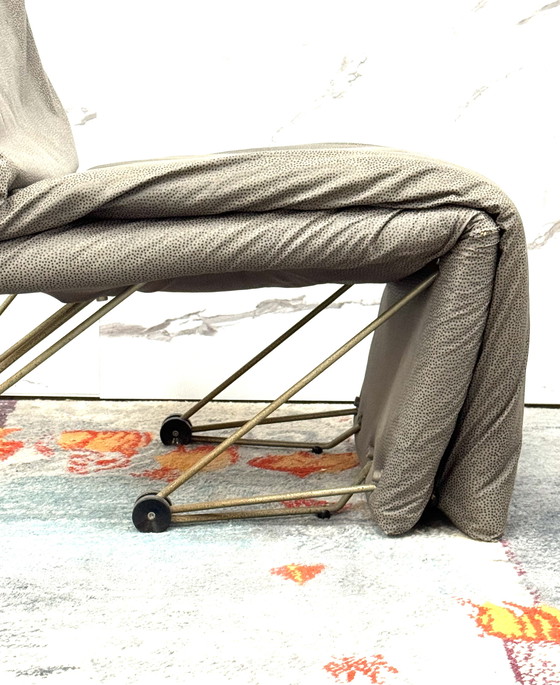 Image 1 of Lounge Chair Armchair Geometric Design Postmodern Modern 1980's