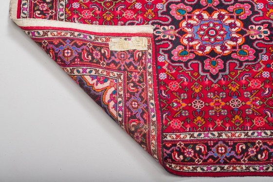 Image 1 of Mid Century Rood Bidjar Vloerkleed, 1960