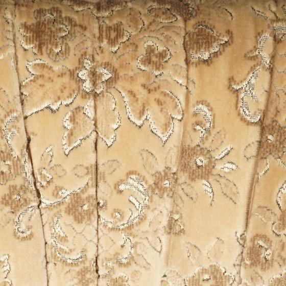 Image 1 of Fauteuils de cocktail vintage – velours beige – années 1960