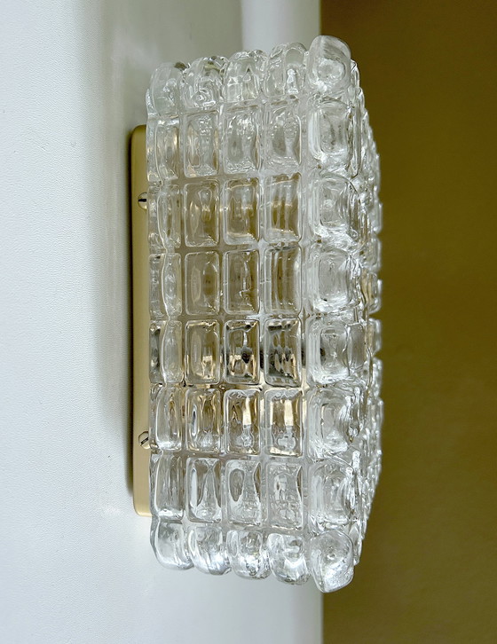 Image 1 of Mid Century Bubble Glass Wall Light / Ceiling Light