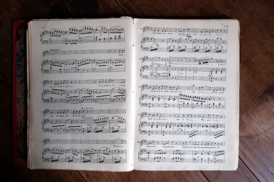 Image 1 of Partition d'opéra française ancienne « Faust » de Charles Gounod, XIXe siècle – Choudens Paris – 2C46