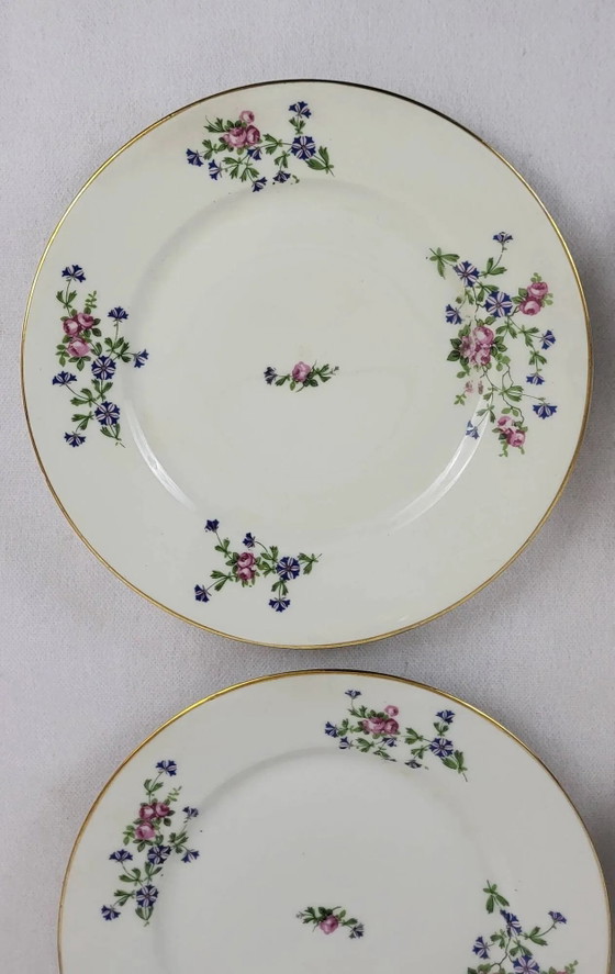 6 platte borden versierd met weerhaken – Servies, Porcelain (photo 7 of 12)