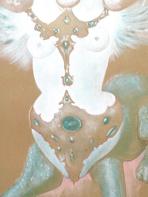 Image 1 of Leonor Fini – Surrealist Sphinx (rare lithograph)