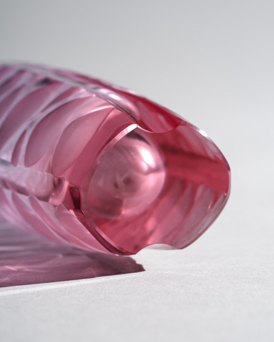 Image 1 of Alexandrite Neodymium Art Glass Vase Václav Horáček Josefodol ZBS Czech 1957