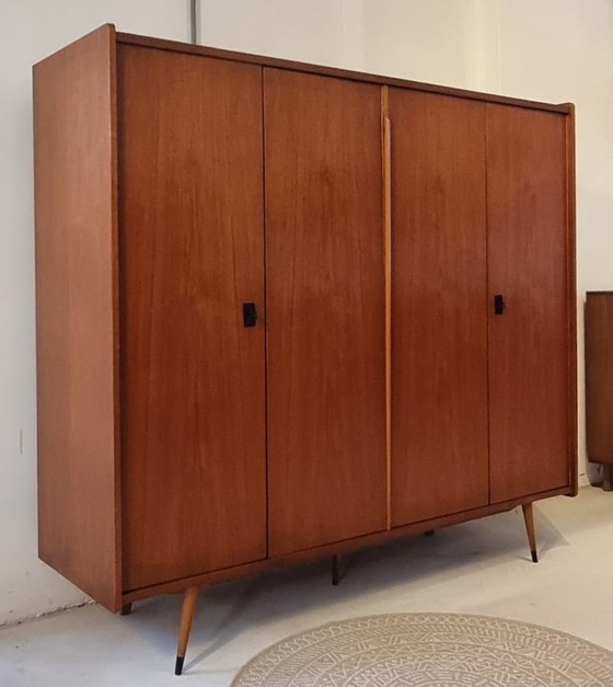 Mid Century kledingkast – Kledingkasten, Hout (photo 21 of 24)