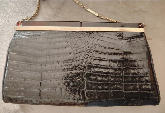 Image 1 of Borsa Vero Coccodrillo in vera pelle di coccodrillo vintage