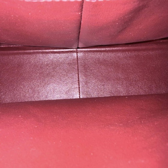 Image 1 of Chanel Classic Flap Maxi - Caviar Double Flap Quilted Burgundy Gold Hardware Series 21
