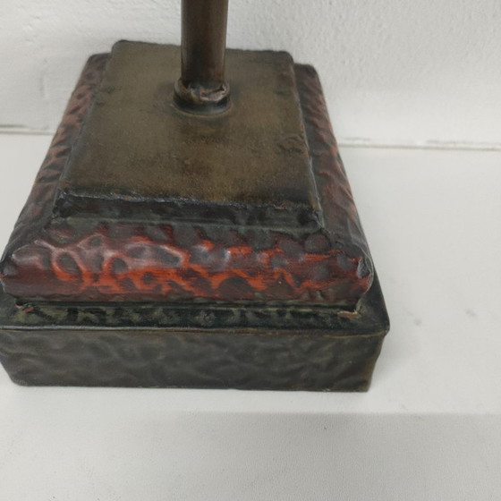 Image 1 of Statue décorative, cape ou robe en étain/cuivre