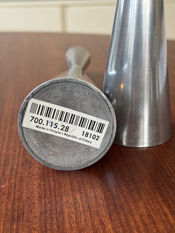 Image 1 of Set di candelieri vintage IKEA SNYGG – design in alluminio