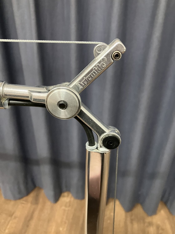 Image 1 of Artemide Tolomeo Design Chrome Table Lamp Architect Lamp