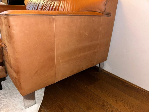 Designbank van Pode 2,5 zits bank leer