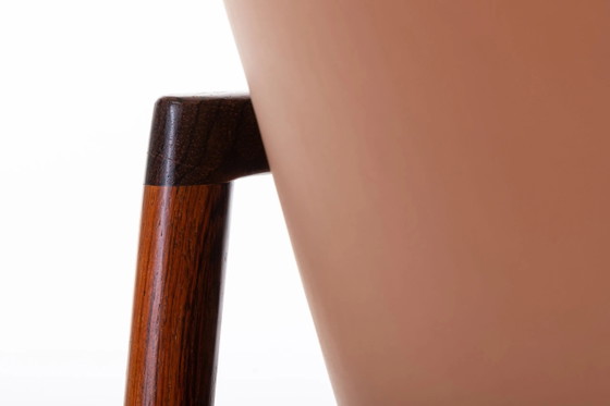 Cognac Leather & Wood Wingback Lounge Chair by Ib Kofod Larsen for Fröscher, 1970s – Kofod-Larsen, Armchairs (photo 17 of 26)