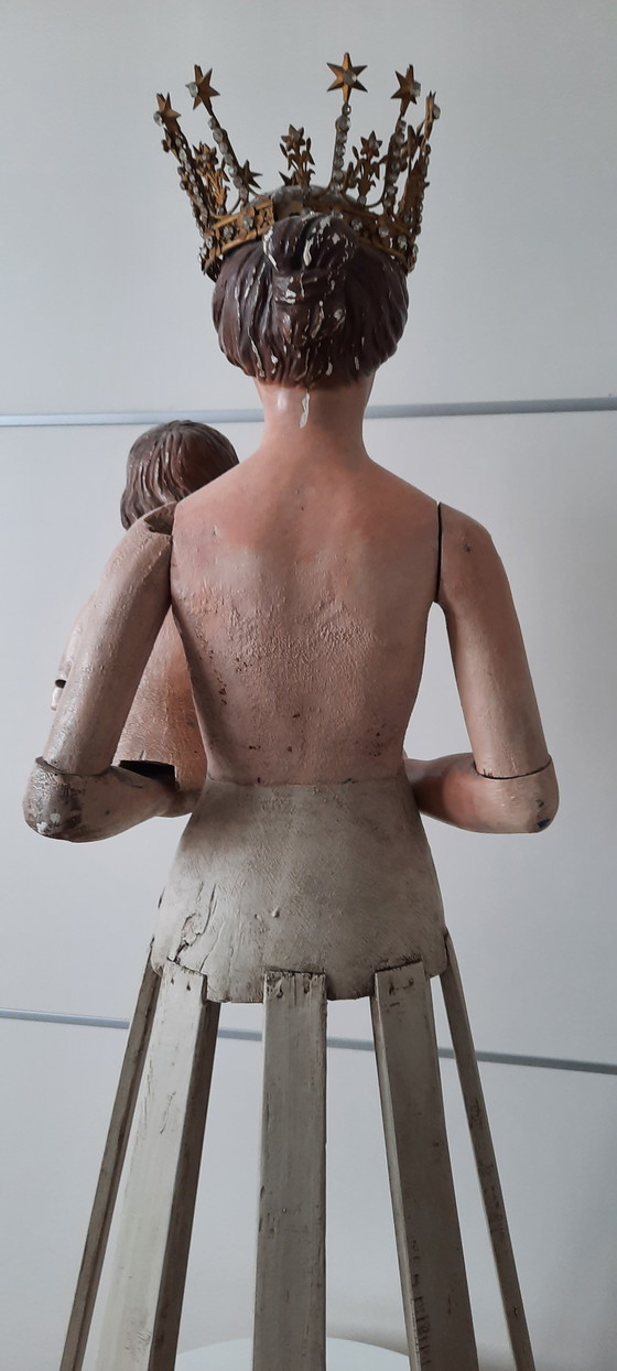 Image 1 of Belle Vierge à l'Enfant du XIXe siècle