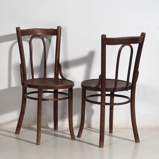 Chaises Thonet style vintage (c.1950). Lot de 2 pièces #12