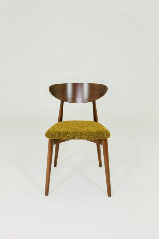 Image 1 of  Eetkamerstoelen set van 6 scandinavisch ontwerp Hypno groen
