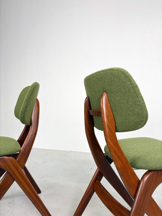 Set di sedie da pranzo 'Scissor' di Louis van Teeffelen – Legno (photo 15 of 20)
