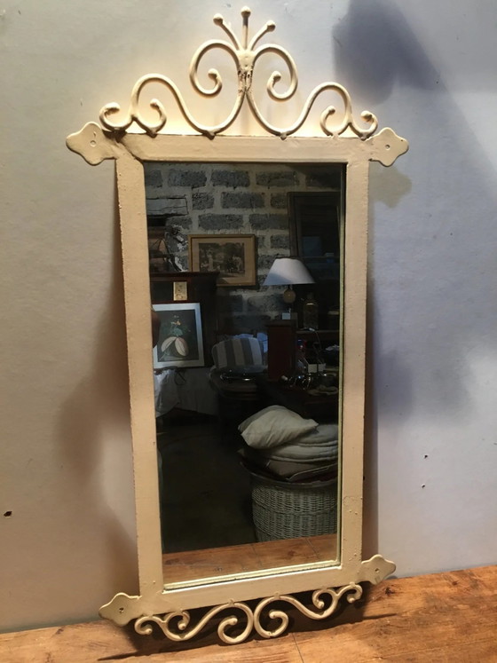 Specchio in ferro battuto "Country corner" 81x42cm (photo 9 of 9)