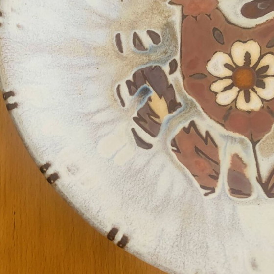 Grand plat en céramique émaillée par J.G. Picard, années 60-70 – Accessoires de table, Ceramic (photo 4 of 13)