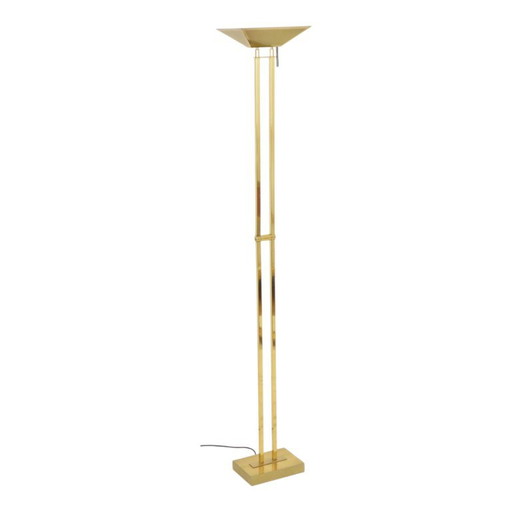 Lampadaire Golden Deknudt, design Willy Rizzo, style Hollywood Regency – vloerlampen, Chrome