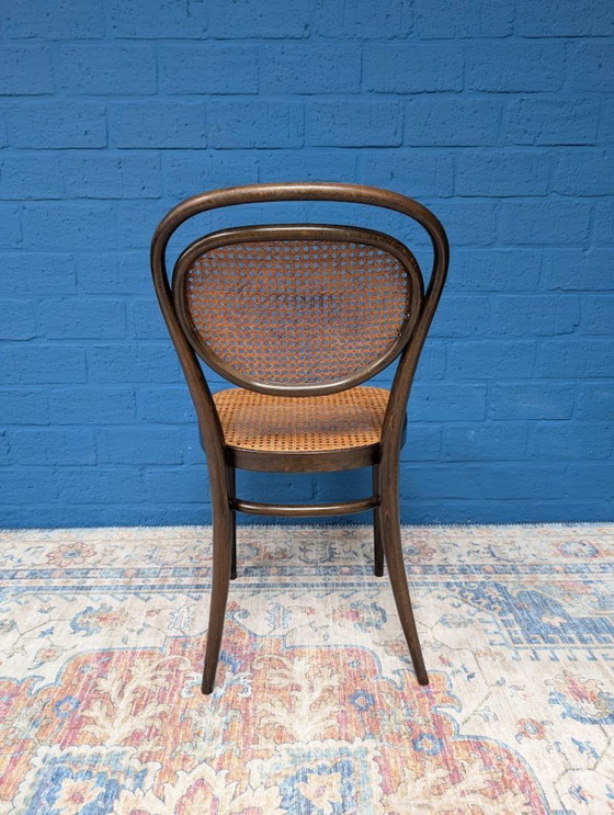 Image 1 of 7x Vintage rattan chairs, model 215r, Thonet