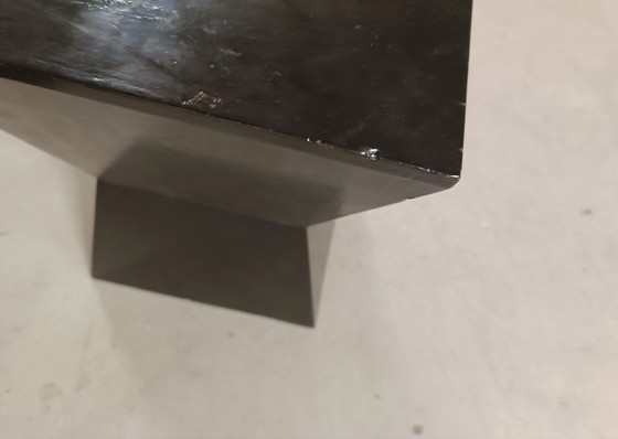 Image 1 of Geometric wooden side table 