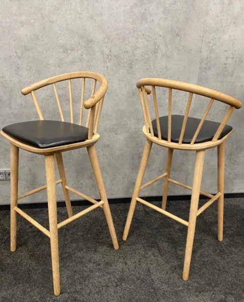 4x Bolia Sleek Barhocker, Sitzhöhe 77 cm