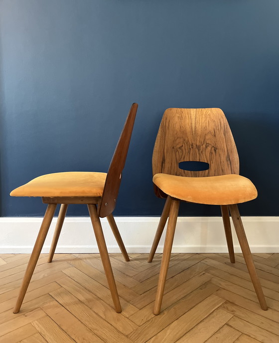 Image 1 of 4x Lollipop Chairs Frantisek Jirak