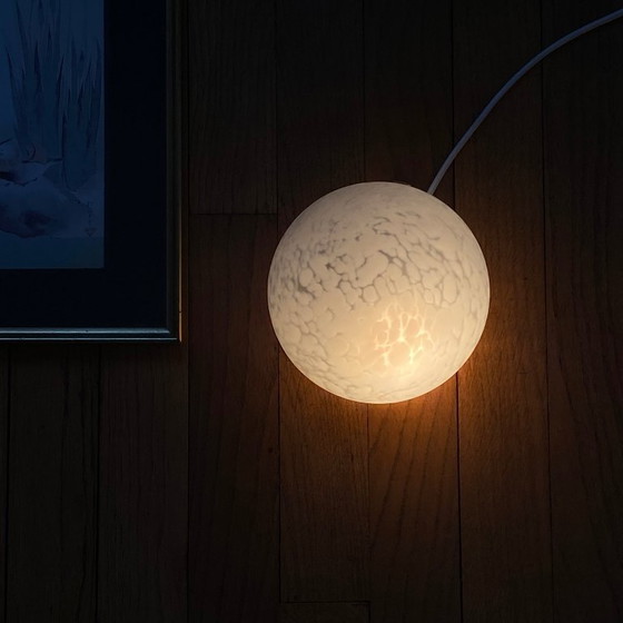 Image 1 of Clichy white glass wall/ceiling light