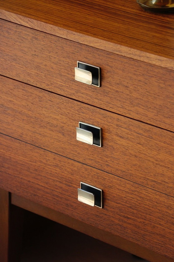 Image 1 of Vintage ladekast van teak en zebrano: elegantie uit de jaren 60