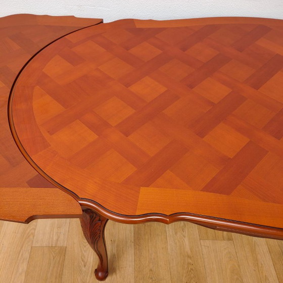 Vintage Country Dining Table Dining Room Table Extendable Table – Wood (photo 18 of 22)
