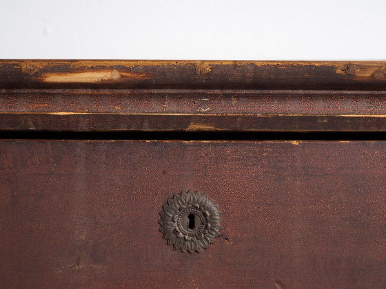 Antique chest of drawers with dark patina (c.1920) #74 (photo 34 of 40)