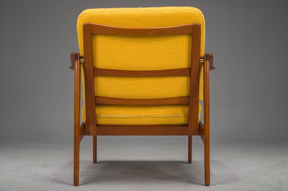 Image 1 of Dänischer Loungesessel aus Teakholz, Mid Century, Ib Kofod-Larsen, 1960er Jahre