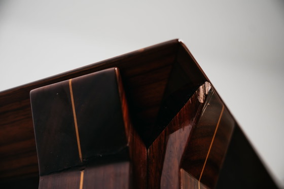 Image 1 of Rectangular Rosewood Dining Table, 1970s Vintage Modern Design
